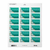 Zeesterrennetten strand | Aqua Etiket (Full Sheet)