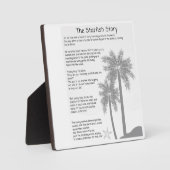 Zeesterrenverhaal, zeesterren gooier, zeesterren g fotoplaat (Voorkant)