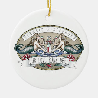 Zeesterschap — zeebodem met thema keramisch ornament