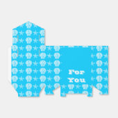 Zeesterschelp strandschelpen bedankdoosjes (Uitgevouwen)