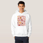 Zeesterschelpen: Scandinavisch Zee Hoodie (Voorkant volledig)