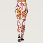 Zeesterschelpen: Scandinavisch Zee Leggings (Achterkant)