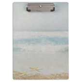 zeestervis op waterverf op het strand klembord (Voorkant)