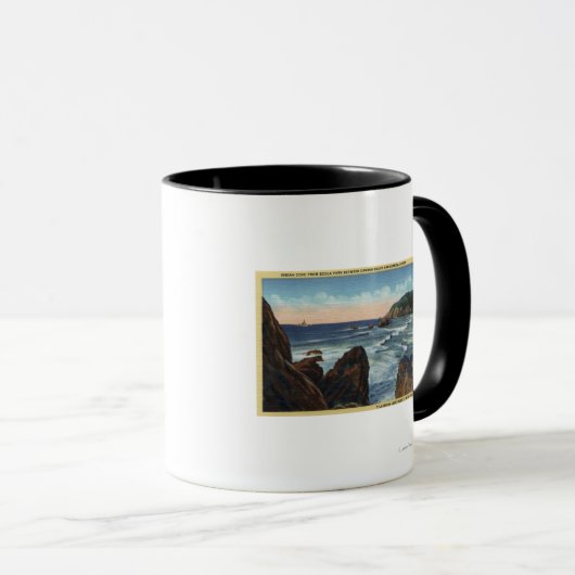 Zeestralen en kanonstrand, Oregon Mok (Voorkant rechts)