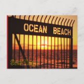 Zeestrand Briefkaart (Voorkant)