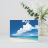 Zeestrand Briefkaart (Staand voorkant)