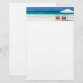 Zeestrand Briefpapier (Voorkant / Achterkant)