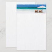 Zeestrand Briefpapier (Voorkant / Achterkant)