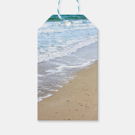 Zeestrand Cadeaulabel (Voorkant)