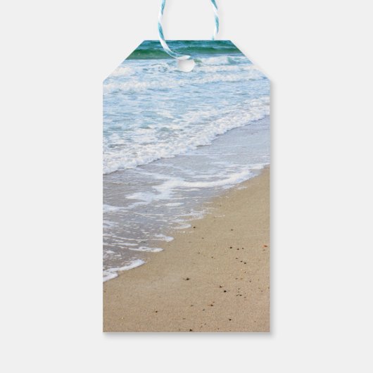 Zeestrand Cadeaulabel (Achterkant)