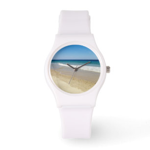 Zeestrand en golven horloge