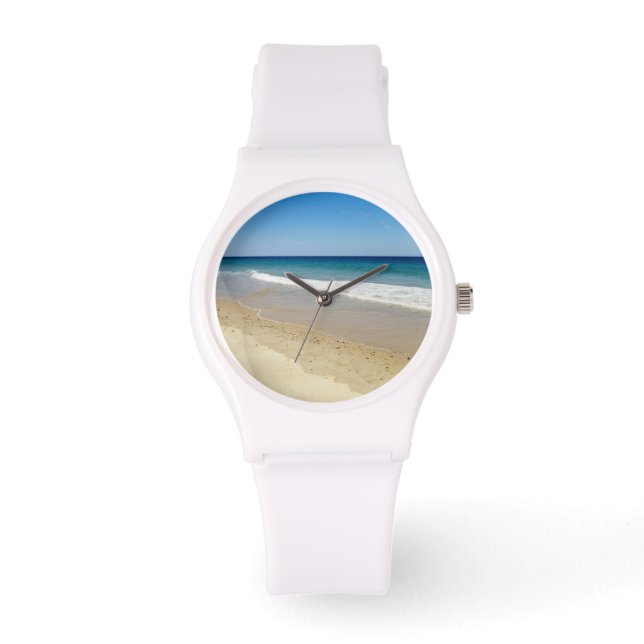 Zeestrand en golven horloge (Voorkant)
