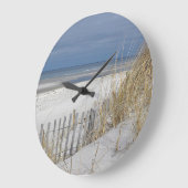 Zeestrand en hek grote klok (Hoek)