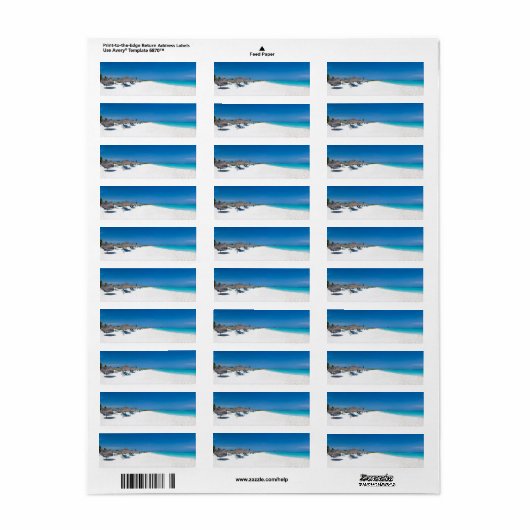 Zeestrand Etiket (Full Sheet)