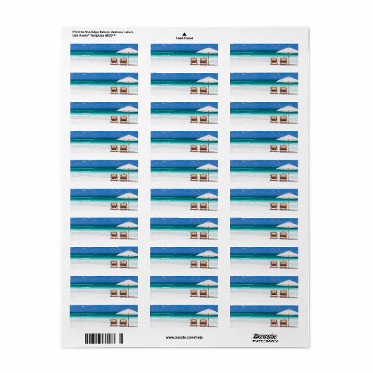 Zeestrand Etiket (Full Sheet)