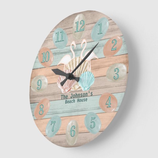 Zeestrand, Flamingo & Zee Glass Grote Klok (Hoek)