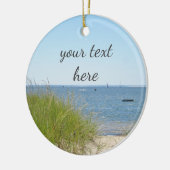Zeestrand Keramisch Ornament (Links)