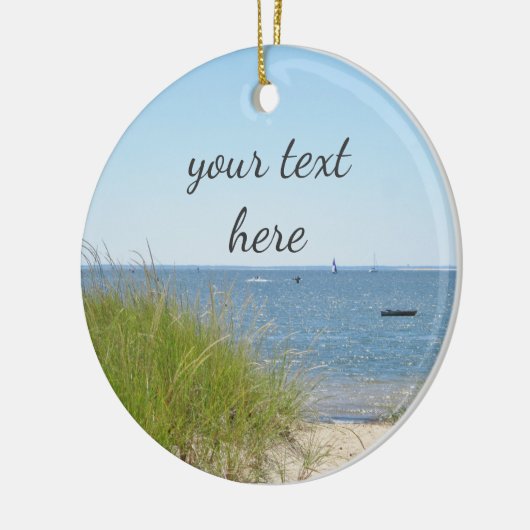 Zeestrand Keramisch Ornament (Links)