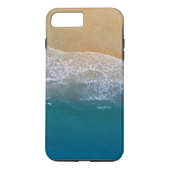 Zeestrand met pure blauwe golf Case-Mate iPhone case (Achterkant)