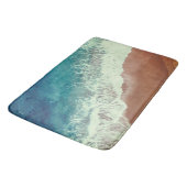 Zeestrand op zee en zomerzee badmat (Gekanteld)