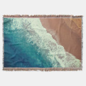Zeestrand op zee en zomerzee deken (Voorkant)