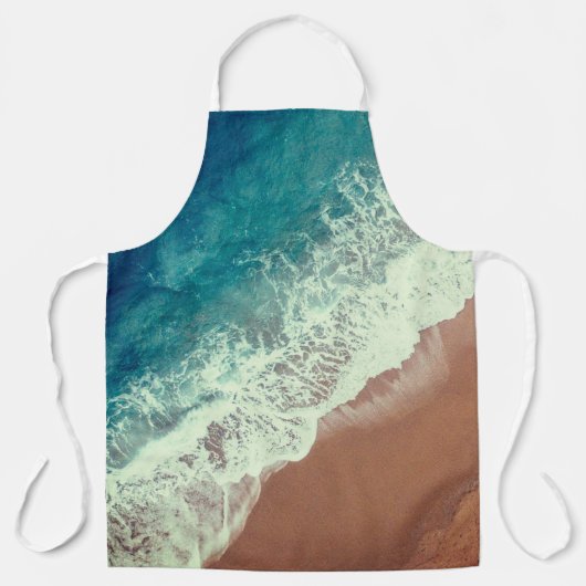 Zeestrand op zee en zomerzee schort (Voorkant)