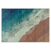 Zeestrand op zee en zomerzee snijplank (Voorkant)