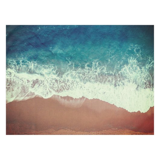 Zeestrand op zee en zomerzee tafelkleed (Voorkant (Horizontaal))