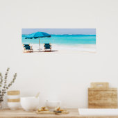 Zeestrand Poster (Keuken)