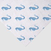 Zeestrand van de blauwe zee aan de kust van de zee tissuepapier (Detail)