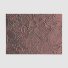 Zeestrand van Terracotta Earth Tone Ocean Tissuepapier