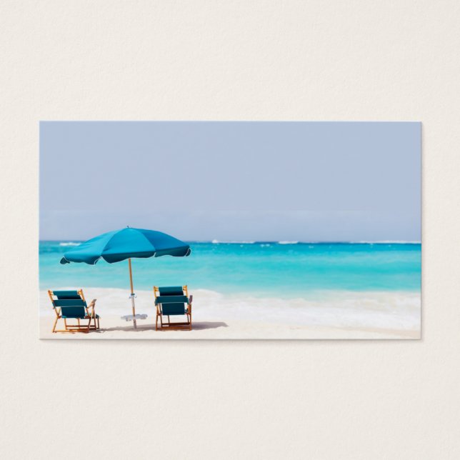 Zeestrand Visitekaartjes (Voorkant)