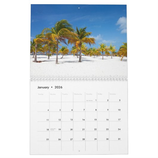 Zeestranden Kalender (Jan 2026)
