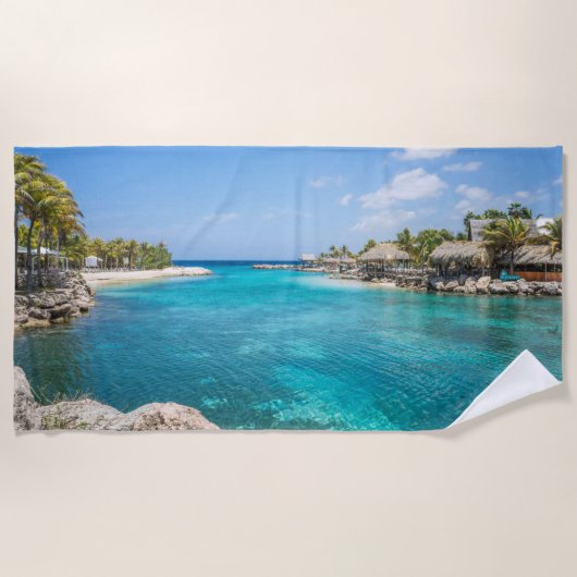 Zeestrandhanddoek Strandlaken (Voorkant)