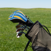 Zeestrook met naam golfheadcover (Insitu)