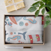 Zeesuilboot met zeebrasem tissuepapier (Geschenk)