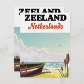 Zeeuwse strandreisposter (Voorkant / Achterkant)
