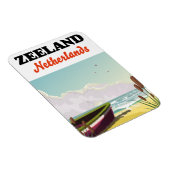 Zeeuwse strandreisposter magneet (Rechterzijde)
