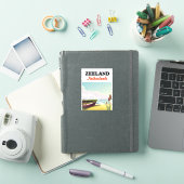 Zeeuwse strandreisposter sticker (iPad Cover)