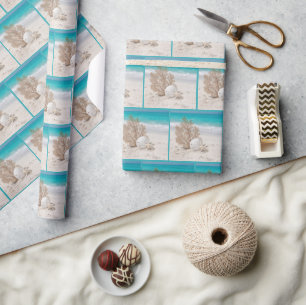 Zeevaarder Met Zanddollars En Zeesterren Cadeaupapier