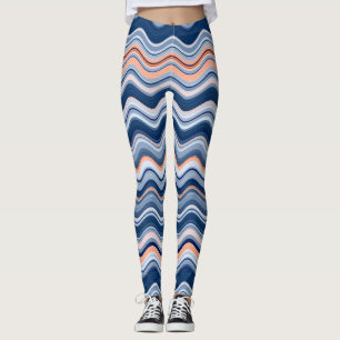 Zeevaart en Oranje avy Stripes Leggings