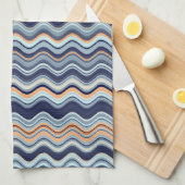 Zeevaart en Oranje avy Stripes Theedoek (Quarter Fold)