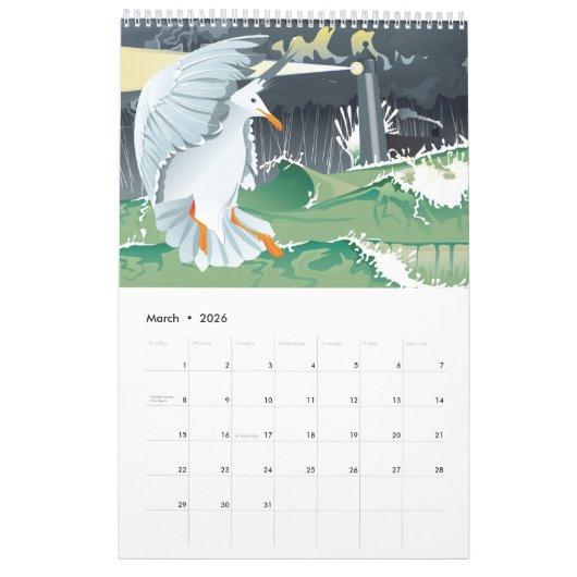 zeevaart kalender (Mar 2026)