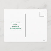 Zeevaart KustKerstmis van de Boom van het Anker Feestdagenkaart (Achterkant)