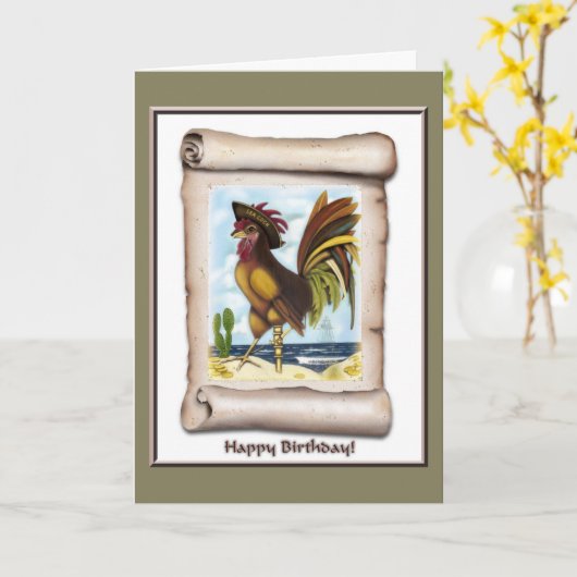 Zeevaart piraathaan op de kaart van de (Gele Bloem)