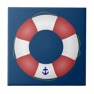 Zeevaart preserver van het Leven Tegeltje