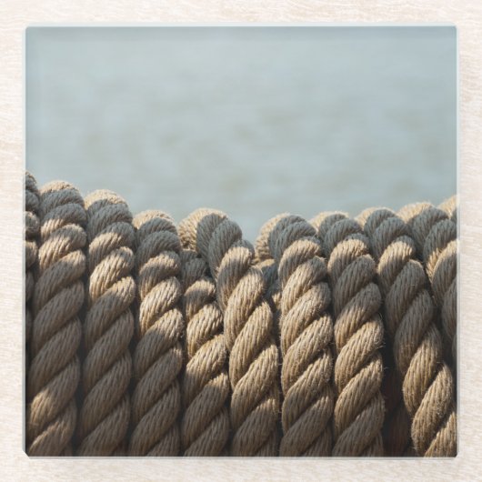 Zeevaart Rol Glazen Onderzetter (Voorkant)