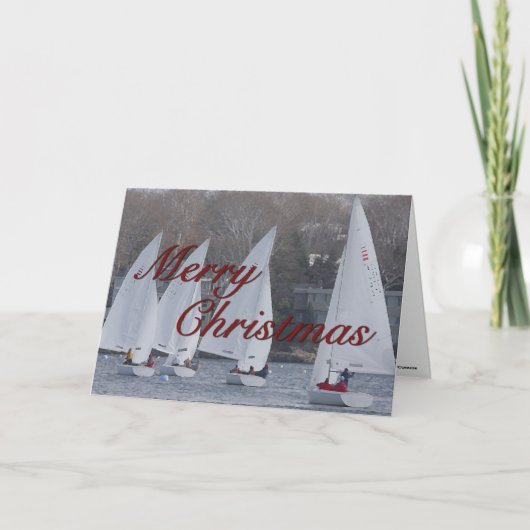 Zeevaart Wenskaart Feestdagen Kaart (Voorkant)