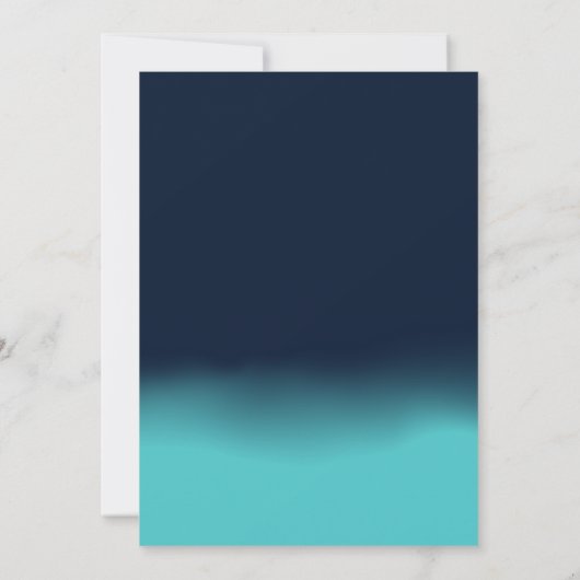 Zeevaartrepetitie met strand Koraalrif Kaart (Achterkant)