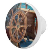 Zeevaartschip Nautical Ocean Keramische Knop (Rechts)